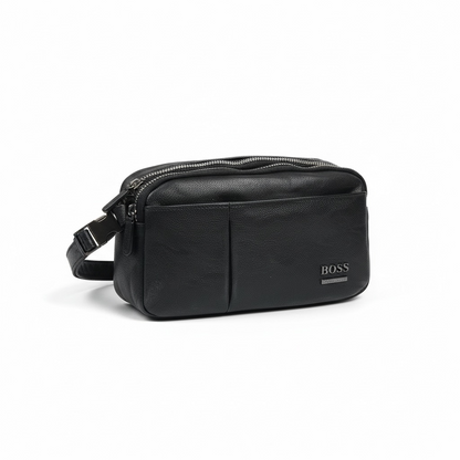 🖤 BOSS Black Premium Crossbody Pouch – Sleek Modern Essential