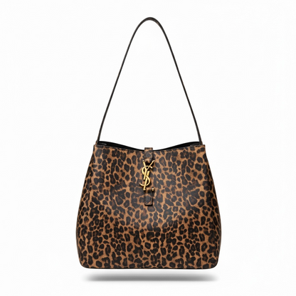 🐆✨ Saint Laurent Leopard Print Hobo Bag ✨👜
