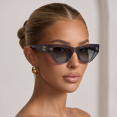 Miu Miu Black Cat-Eye Sunglasses – Luxury Designer Statement Eyewear ✨