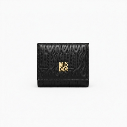 Miss Dior Black Compact Wallet 🖤✨
