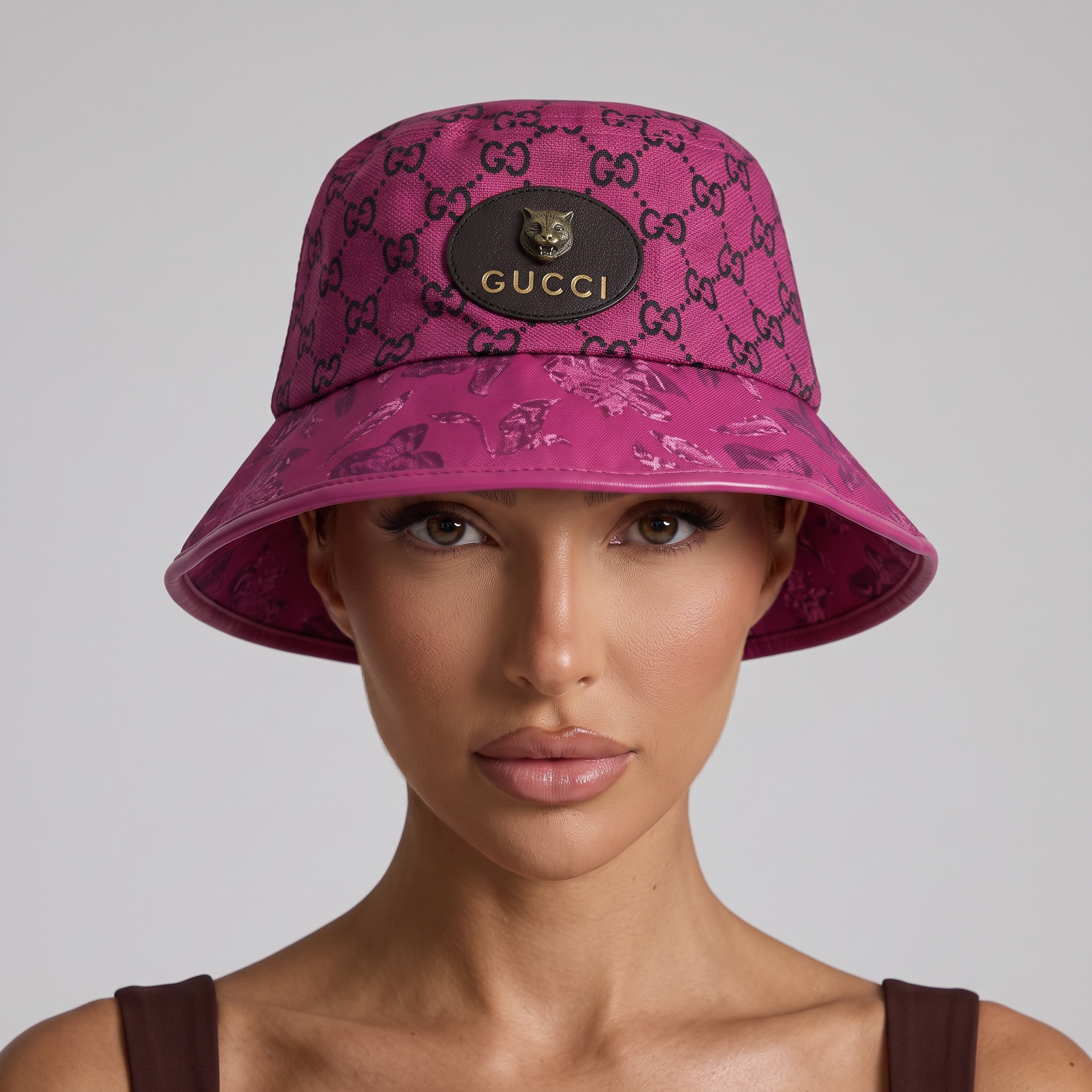 💖 Gucci GG Monogram Bucket Hat | Pink Luxury Statement 🎩