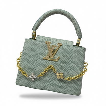 Louis Vuitton LV Mini Top-Handle Bag – Sage Green 👜✨