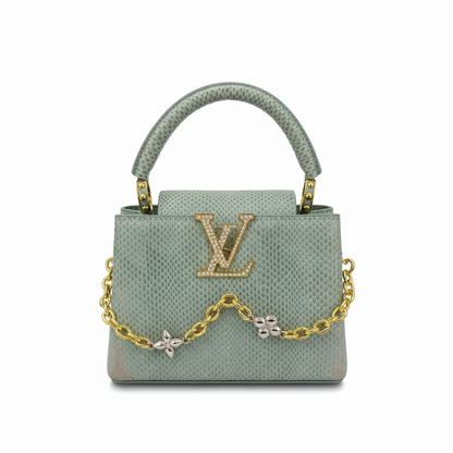 Louis Vuitton LV Mini Top-Handle Bag – Sage Green 👜✨