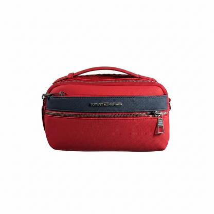 Tommy Hilfiger Red Crossbody Bag 🔴 | Bold Street Style Pouch