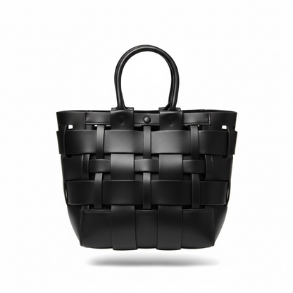 🖤✨ Bottega Veneta Intrecciato Woven Leather Tote – Black ✨🖤