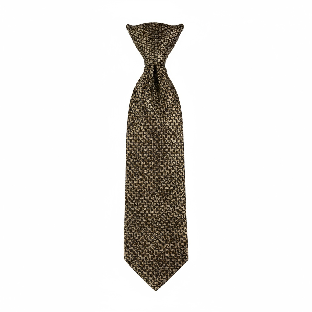 ✨ Louis Vuitton Luxury Silk Tie – Gold & Navy Monogram Pattern 👔💼 | Designer Men’s Necktie