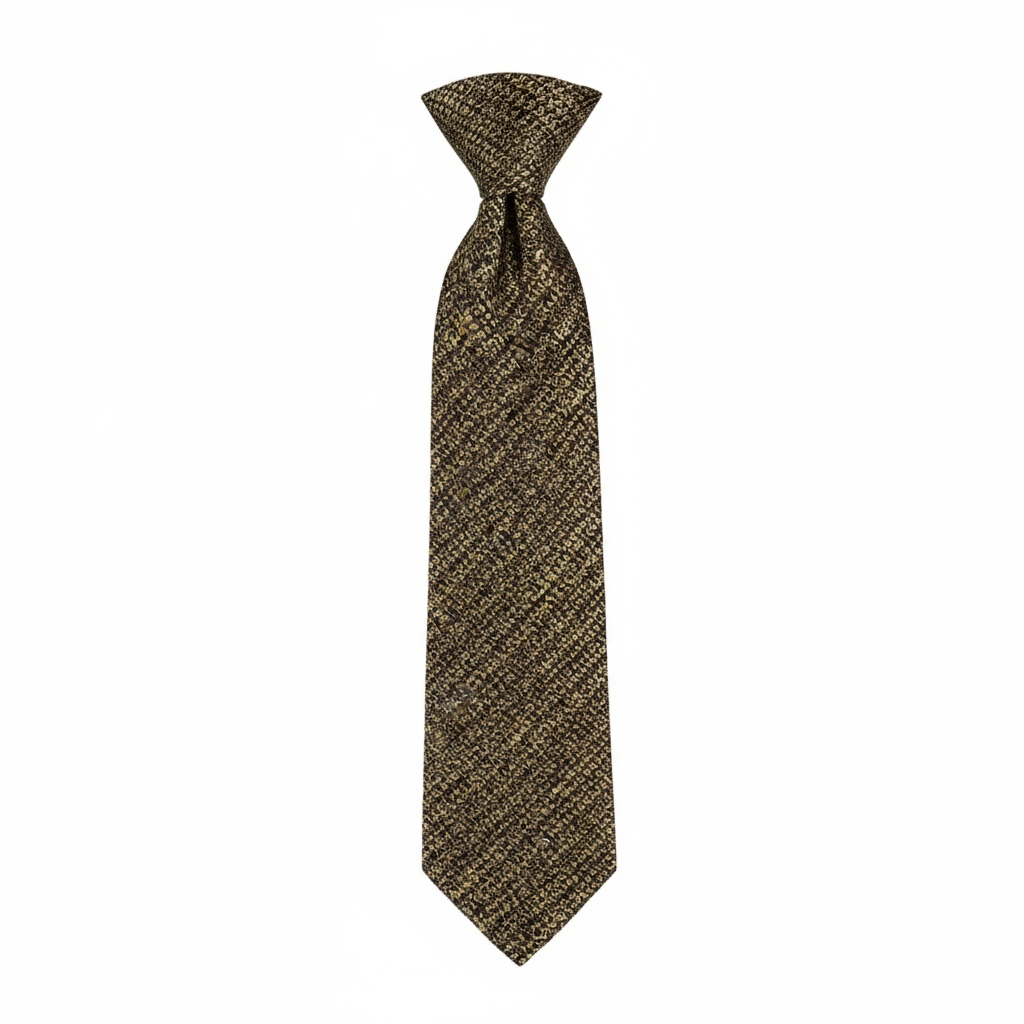 ✨ Louis Vuitton Luxury Silk Tie – Gold & Navy Monogram Pattern 👔💼 | Designer Men’s Necktie