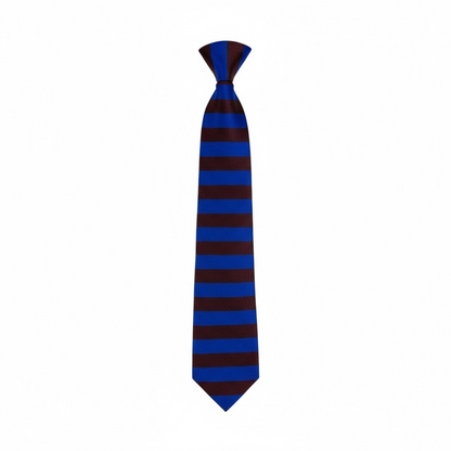 🔵 Burberry Luxury Silk Tie – Blue & Burgundy Striped Pattern 👔✨ | Designer Men’s Necktie