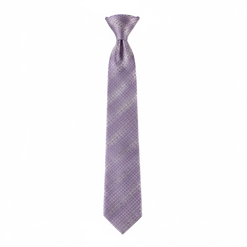 💜 Louis Vuitton Luxury Silk Tie – Lavender Monogram Pattern 👔✨ | Designer Men’s Necktie