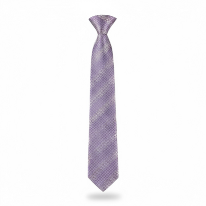 💜 Louis Vuitton Luxury Silk Tie – Lavender Monogram Pattern 👔✨ | Designer Men’s Necktie