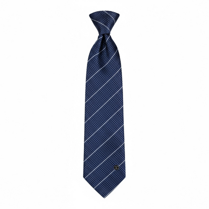 ✨ Louis Vuitton Luxury Silk Tie – Classic Blue Striped Design 👔💼 | Designer Men’s Accessory