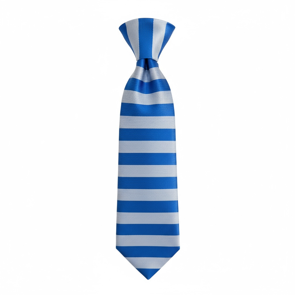 🔵 Burberry Luxury Silk Tie – Blue & Grey Striped Pattern 👔💼 | Designer Men’s Necktie