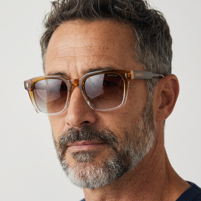 Moscot Havana Gradient Square Sunglasses 🕶️✨🤎