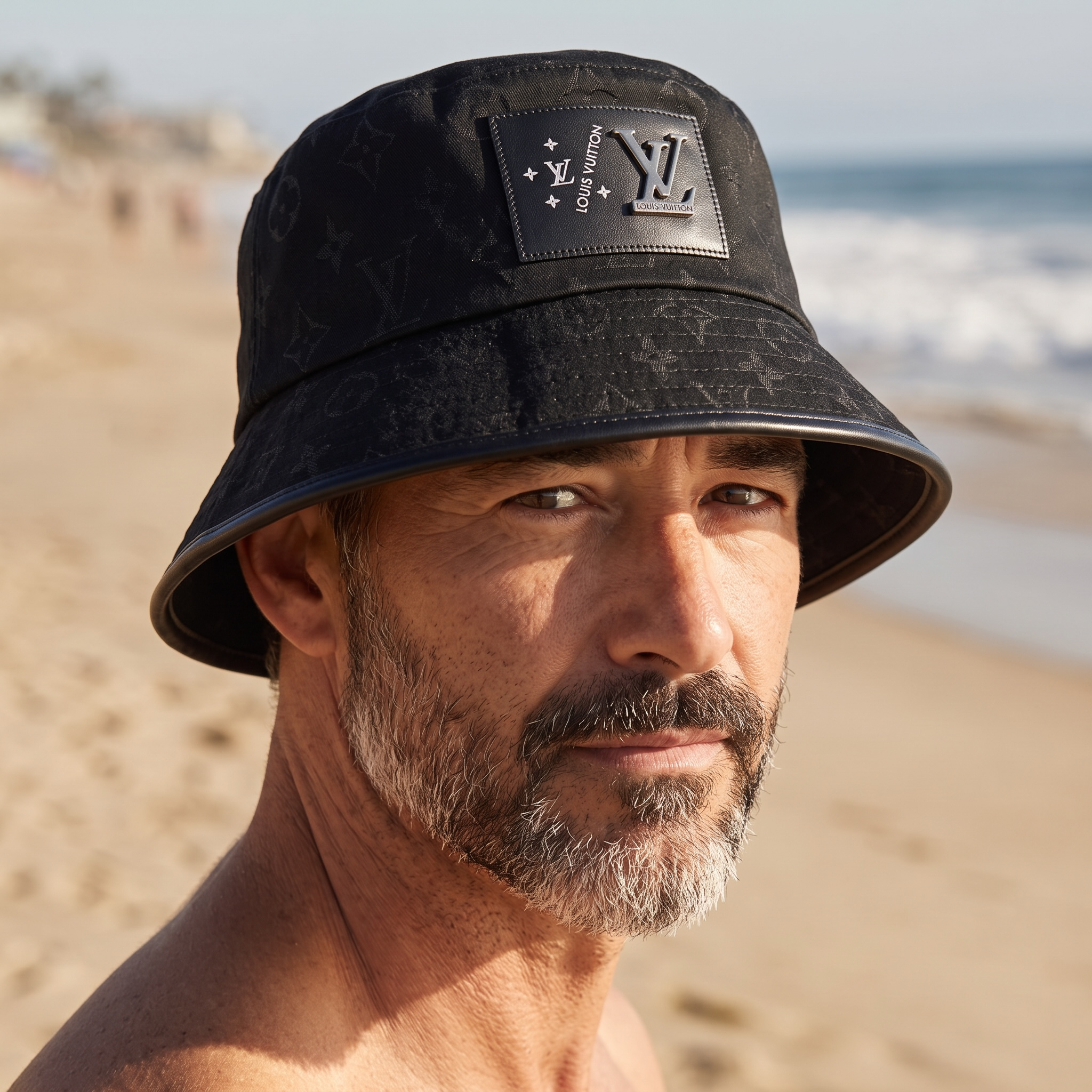 🖤 Louis Vuitton Black Monogram Bucket Hat | Stealth Luxury Look ⚫