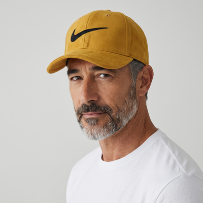 💛🔥 Nike Yellow Suede Swoosh Cap – Bold Street Style Essential 🔥💛
