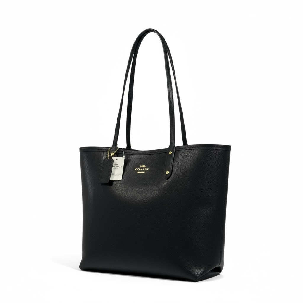 Coach Double-Face Tote Bag 👜✨ | 2-in-1 Monogram Brown & Black • Reversible Luxury Tote