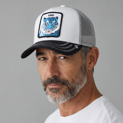 🐯👑 Goorin Bros King Tiger Trucker Cap 🧢🔥