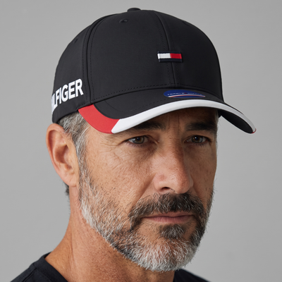 Tommy Hilfiger Black Signature Flag Cap 🖤🧢🇺🇸
