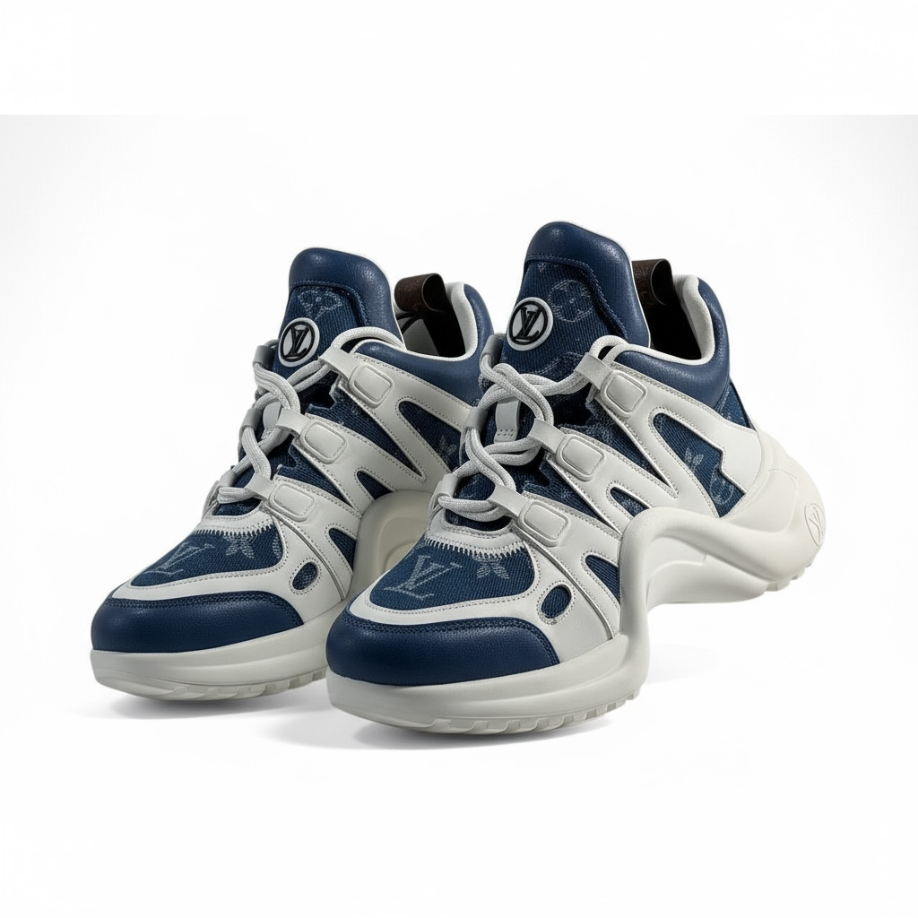 Louis Vuitton Archlight Sneakers 👟✨ | Blue & White Luxury Designer Trainers