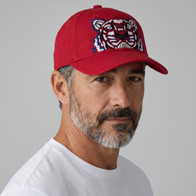 Kenzo Red Tiger Cap 🧢🔥 – Iconic Jungle Vibes