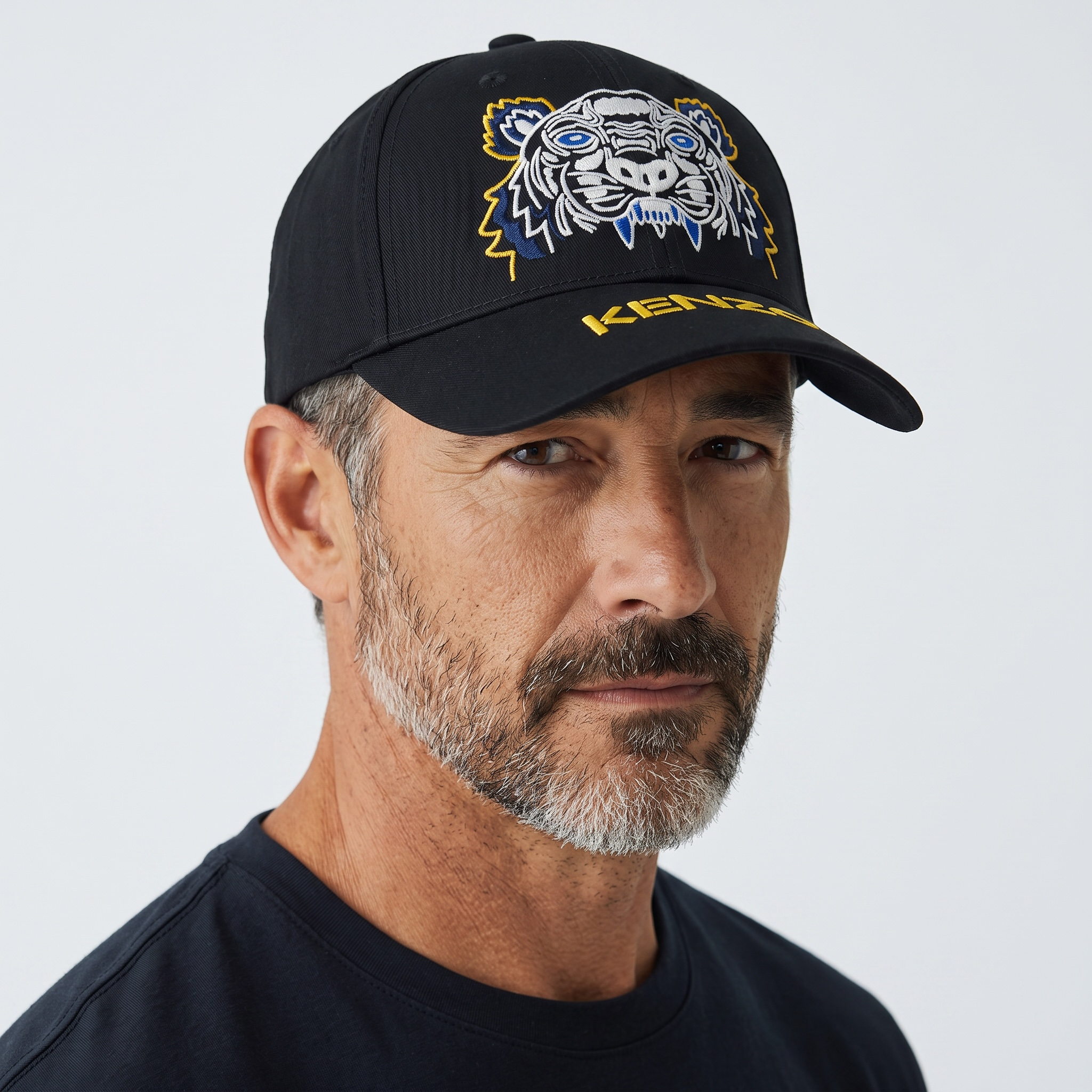 Kenzo Black Tiger Embroidered Cap – Iconic Street Luxury Boldness
