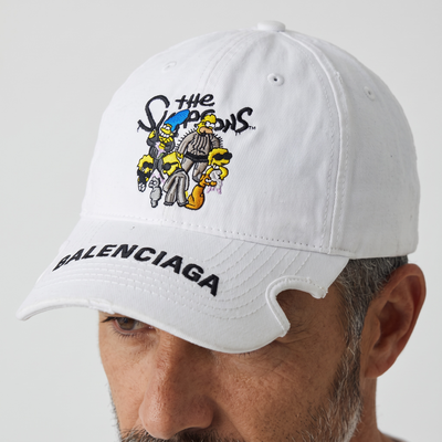 🧢 Balenciaga x The Simpsons Cap – Limited Cartoon Edition 🎬🟡