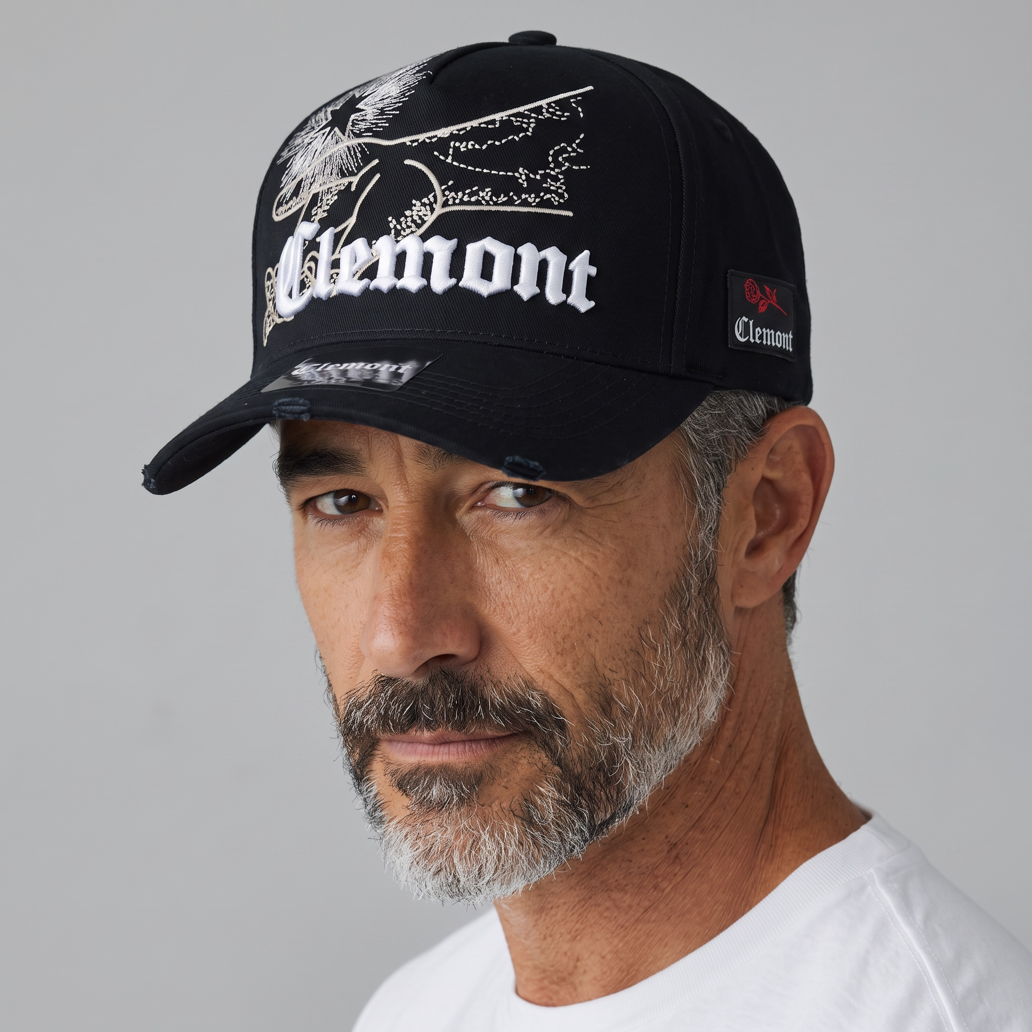 Clemont Black Embroidered Cap 🖤🧢