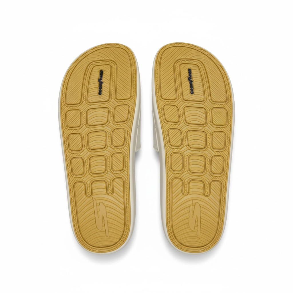 Skechers Hyper Burst Comfort Slides – Cream Edition 🤍✨