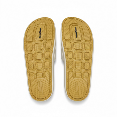 Skechers Hyper Burst Comfort Slides – Cream Edition 🤍✨
