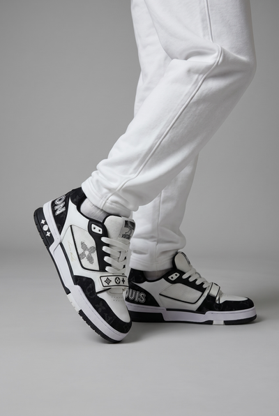 Louis Vuitton Trainer White Black – Power Meets Style