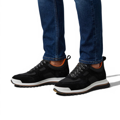 Hermès Urban Trainer Sneakers Black & Orange – Lightweight Comfort & Grip Sole