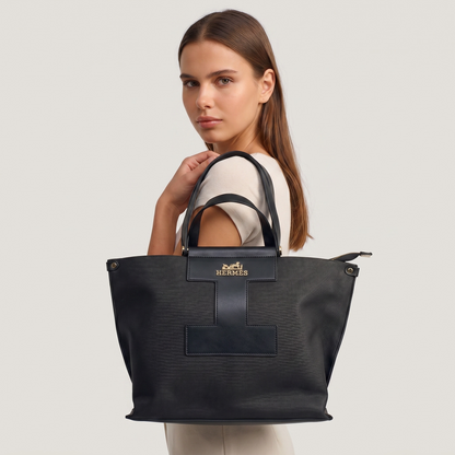 🖤 Hermès-Inspired Tote Set — Noir Elegance Edition 🖤