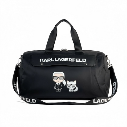🖤 Karl Lagerfeld “Karl & Choupette” Duffle Bag — Limited Icon Edition 🖤