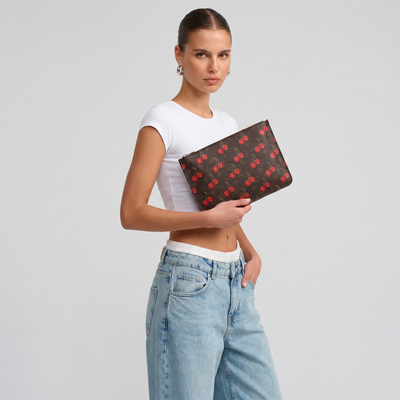 Louis Vuitton Cherry Monogram Zip Pouch 🍒🖤