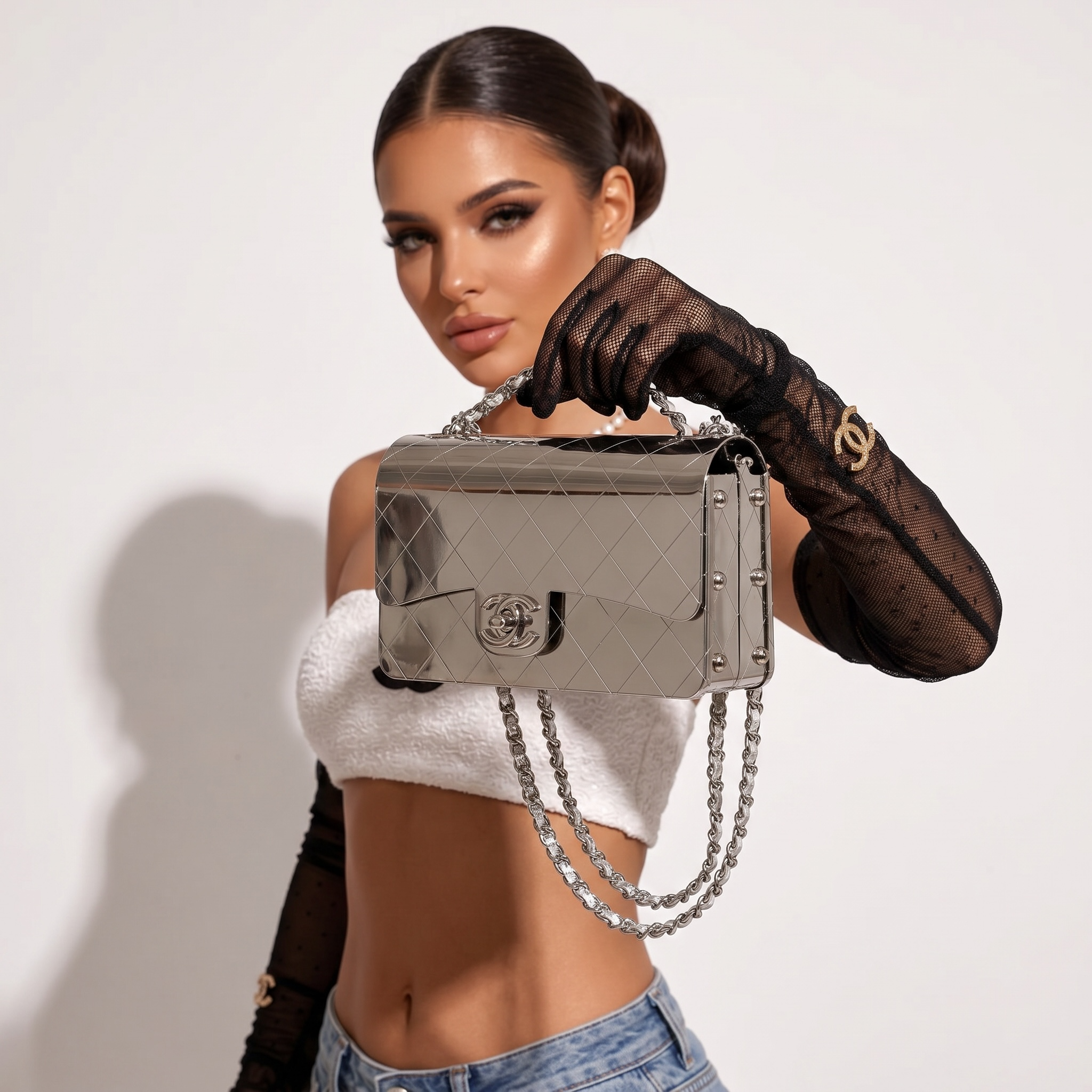 Chanel Quilted Chain Flap Bag 🖤✨ | Timeless Elegance