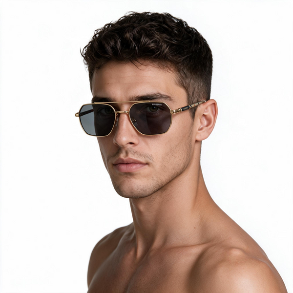 🕶️ Burberry Square Aviator Sunglasses – Luxury British Style ✨
