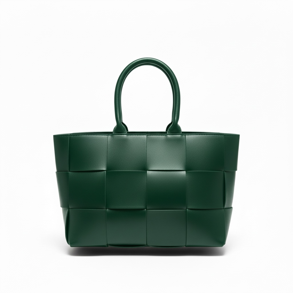 Bottega Veneta Green Intrecciato Leather Tote Bag 💚👜