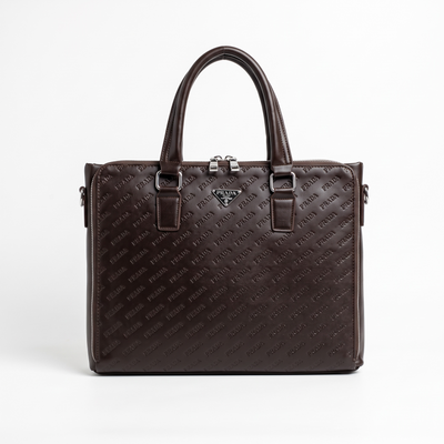 Prada Briefcase – brown Leather