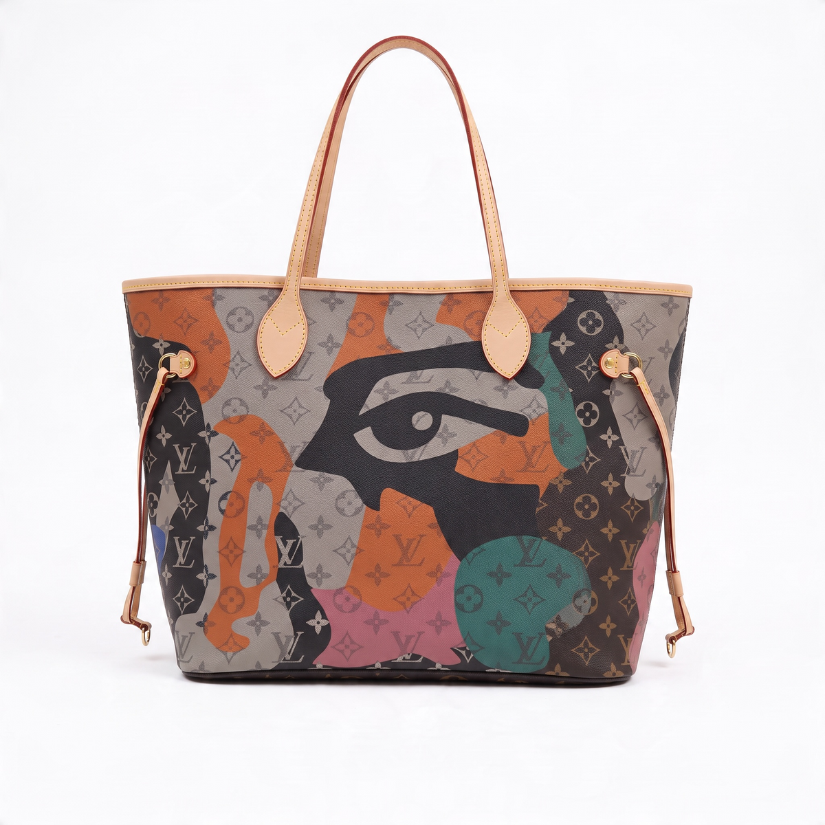 Louis Vuitton Limited Edition Multicolor Artistic Monogram Tote 🎨👜✨