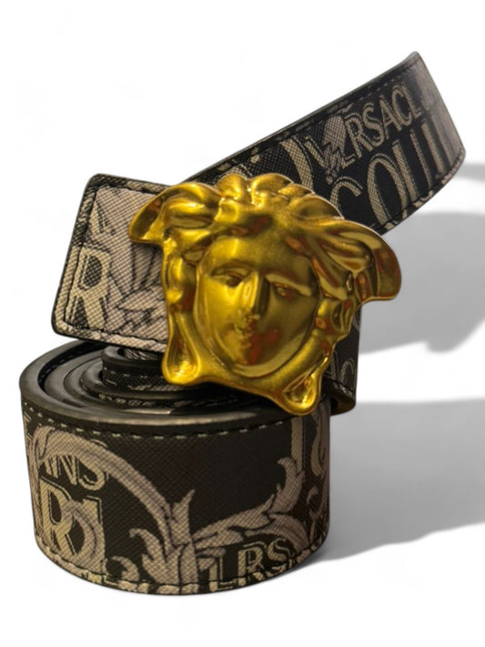 Versace Medusa Print Belt