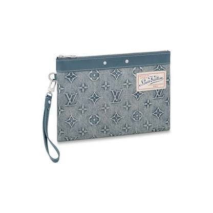 Louis Vuitton Denim Clutch