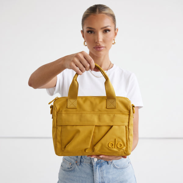 Alo Mini Tote – Mustard 🟡👜