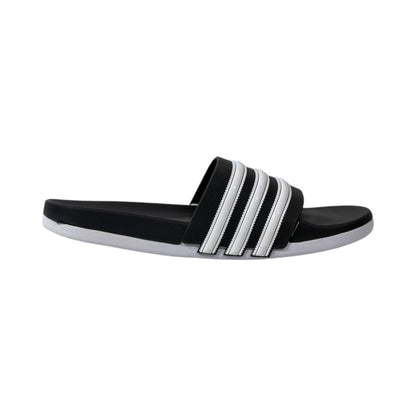 🩴 Adidas Adilette Classic Slides – Black & White Triple Stripe Edition 🖤🤍✨ - MASTERPIECE