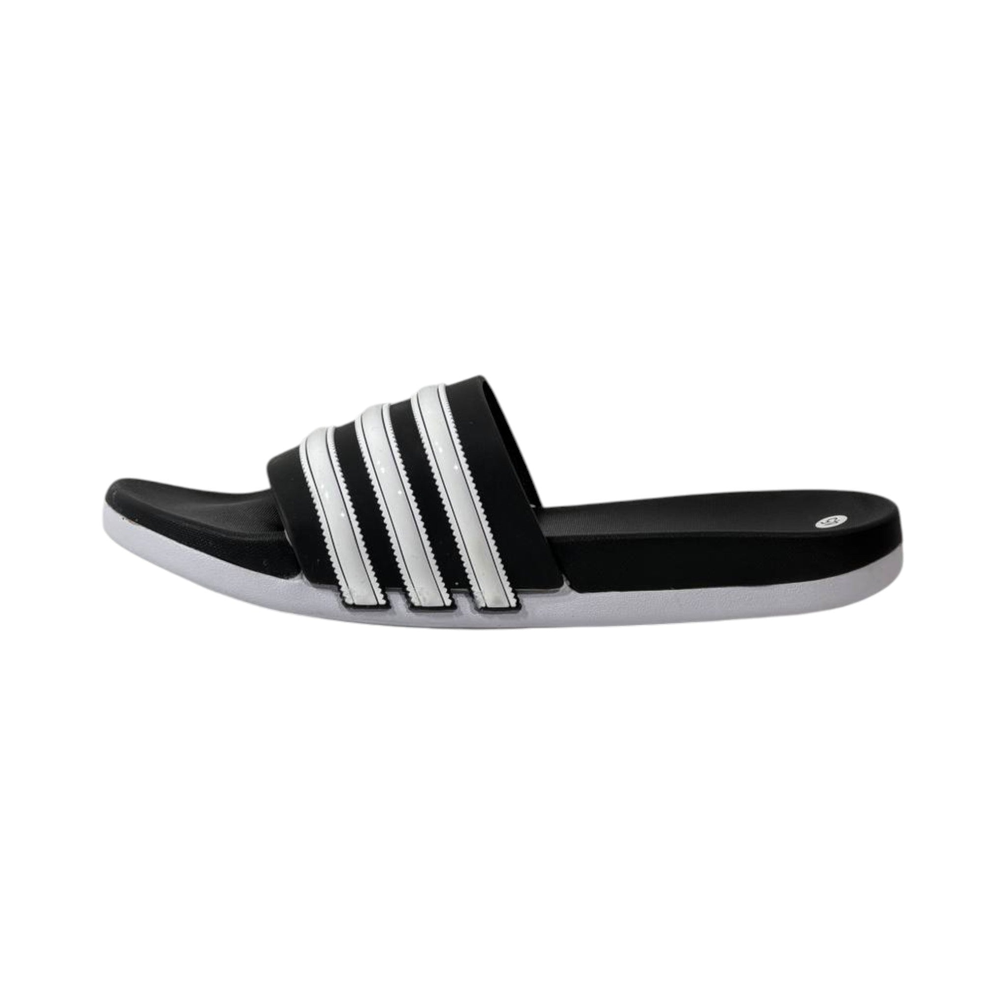 🩴 Adidas Adilette Classic Slides – Black & White Triple Stripe Edition 🖤🤍✨ - MASTERPIECE