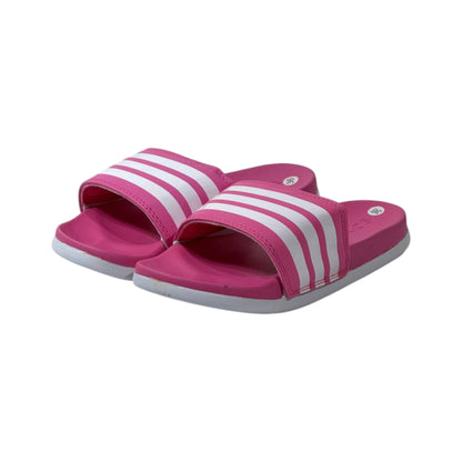 💖 Adidas Adilette Comfort Slides – Pink & White Edition 🌸✨ - MASTERPIECE