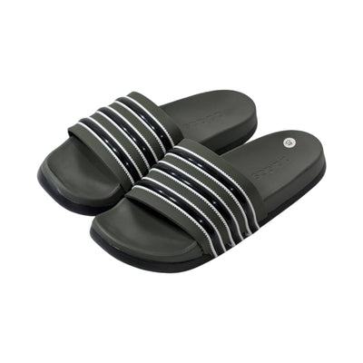 🩴 Adidas Adilette Comfort Slides – Triple Stripe Edition 🖤🤍✨ - MASTERPIECE