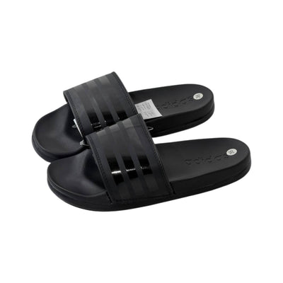 🖤 Adidas Adilette Mono Slides – Triple Black Edition ⚫✨ - MASTERPIECE