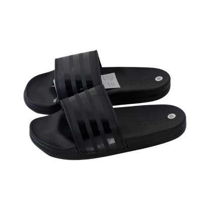 🖤 Adidas Adilette Mono Slides – Triple Black Edition ⚫✨ - MASTERPIECE