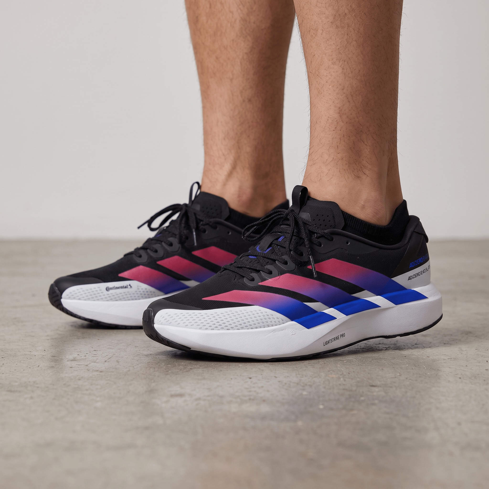 Adidas Adizero Adios Pro – Black / Red / Blue - MASTERPIECE
