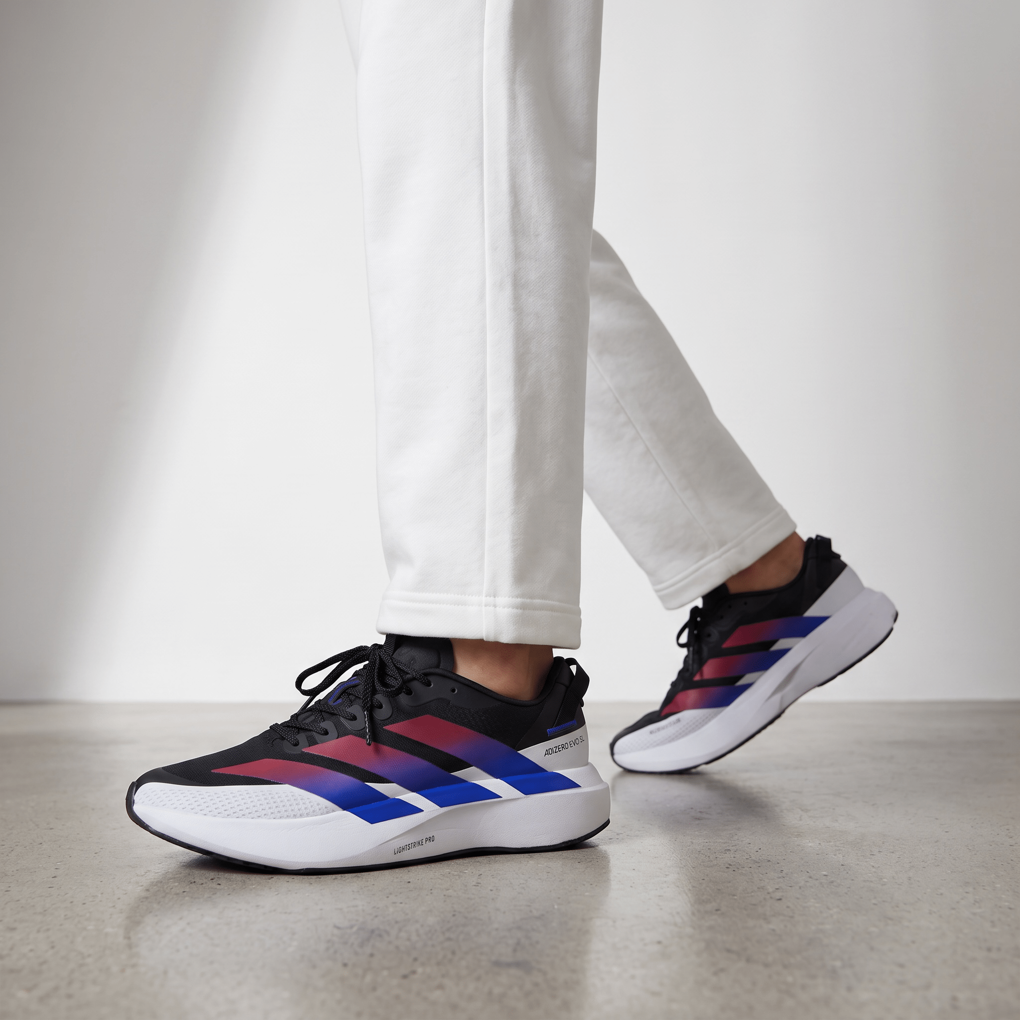 Adidas Adizero Adios Pro – Black / Red / Blue - MASTERPIECE